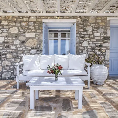 빌라 Denia Seaside Mykonos, Private Heated Pool! 오르노스