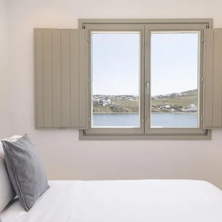빌라 Denia Seaside Mykonos, Private Heated Pool! 오르노스